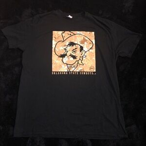 Oklahoma State Cowboys Camo Black T-Shirt